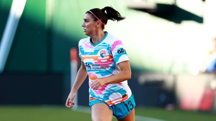 San Diego Wave forward Alex Morgan 