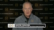 CFP selection committee chair Hunter Yurachek joined 'College GameDay’ to discuss championship Saturday.