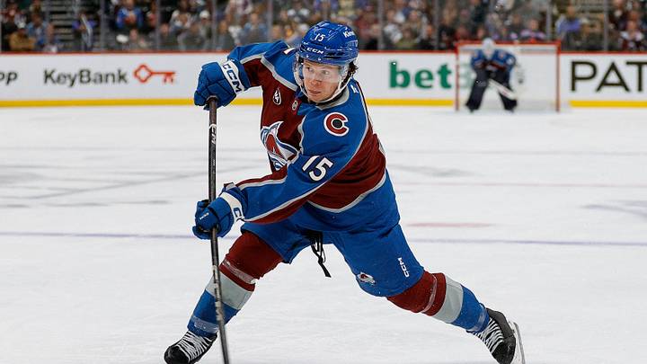 Nov 11, 2025; Denver, Colorado, USA; Colorado Avalanche defenseman Jack Ahcan (15) attempts a shot in the second period against the Anaheim Ducks at Ball Arena. Mandatory Credit: Isaiah J. Downing-Imagn Images Nov 11, 2025; Denver, Colorado, USA; Colorado Avalanche defenseman Jack Ahcan (15) attempts a shot in the second period against the Anaheim Ducks at Ball Arena. Mandatory Credit: Isaiah J. Downing-Imagn Images