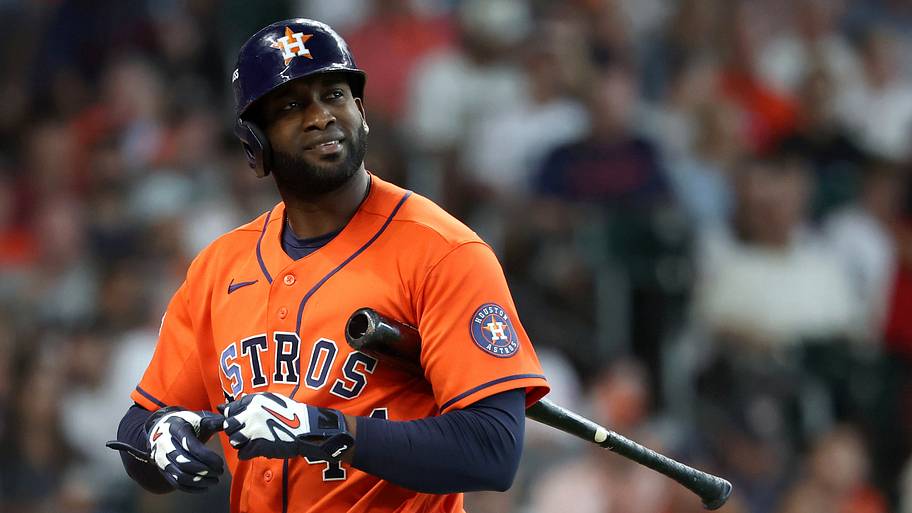 Houston Astros outfielder Yordan Alvarez