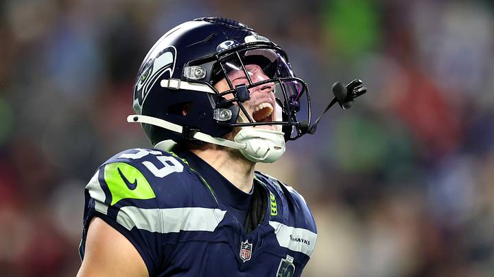 Ty Okada of the Seattle Seahawks