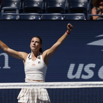 Emma Navarro has reached her first-career Grand Slam semifinal, defeating Spain's Paula Badosa in the quarterfinals of the 2024 U.S. Open Tennis tournament.