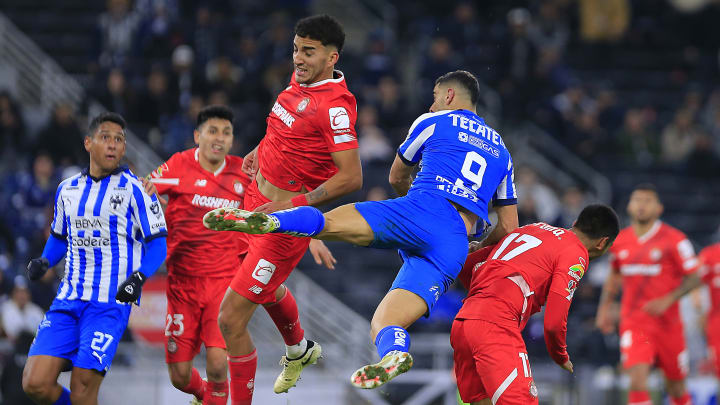 Toluca y Rayados en su juego del Clausura 2024