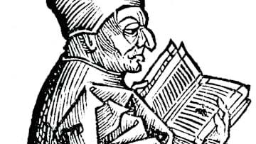 The Venerable Bede (c673-735), Anglo-Saxon theologian, scholar and historian, 1493.