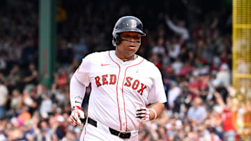 Former Red Sox designated hitter Rafael Devers