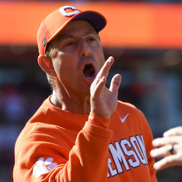 Clemson Tigers head coach Dabo Swinney blasted the officials after a pass interference call that contributed to the Duke Loss.