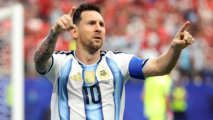 Lionel Messi made history against Austria.