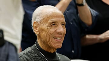 Lenny Wilkens at Seattle Storm game