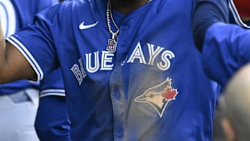 Toronto Blue Jays first baseman Vladimir Guerrero Jr.'s jersey