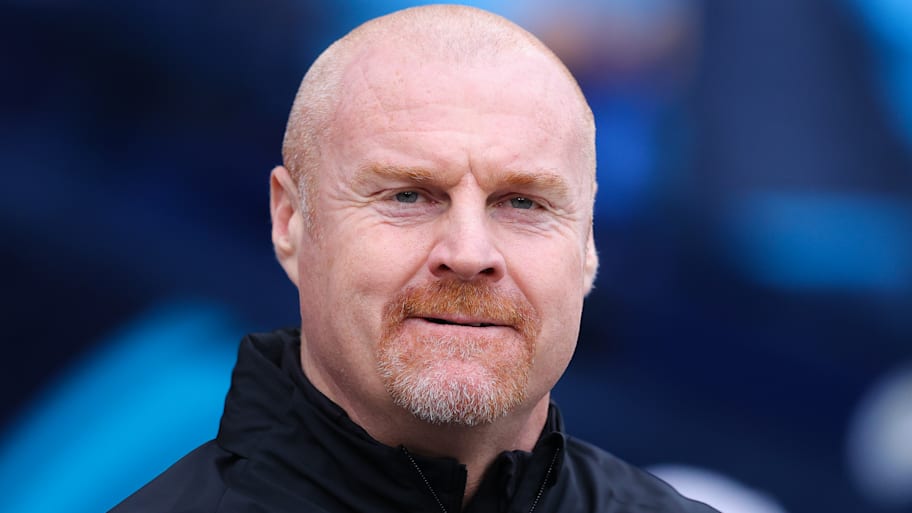 Sean Dyche with the hint of a smile.