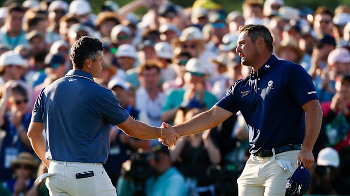 Rory McIlroy and Bryson DeChambeau at The Masters
