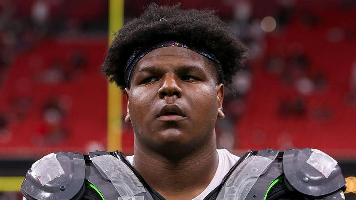 Washington Commanders offensive tackle Josh Conerly Jr. 