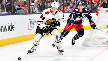 Chicago Blackhawks v Columbus Blue Jackets