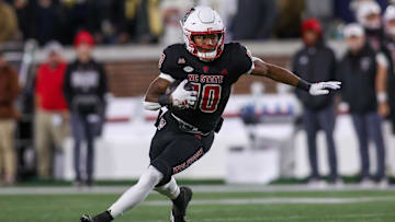 North Carolina State Wolfpack wide receiver Kevin Concepcion (10)