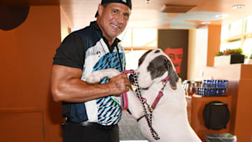 Cesar Millan And Halo Collar At SuperZoo