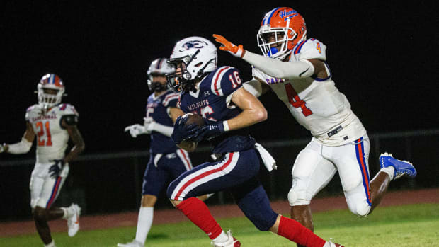 Estero wide receiver Kegan Kreuscher.