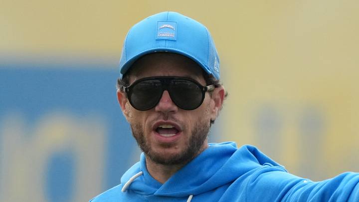 Los Angeles Chargers offensive coordinator Mike McDaniel