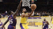 Gabe Vincent promedia solo 5.4 puntos con los Lakers en esta zafra