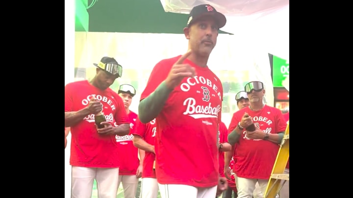 The Red Sox clinched a playoff berth with a win over the Tigers Friday