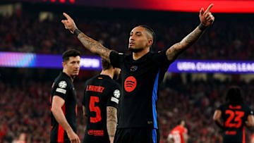 Raphinha came up trumps for Barcelona again in Lisbon