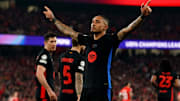 SL Benfica v FC Barcelona - UEFA Champions League 2024/25 Round of 16 First Leg