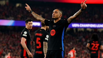SL Benfica v FC Barcelona - UEFA Champions League 2024/25 Round of 16 First Leg