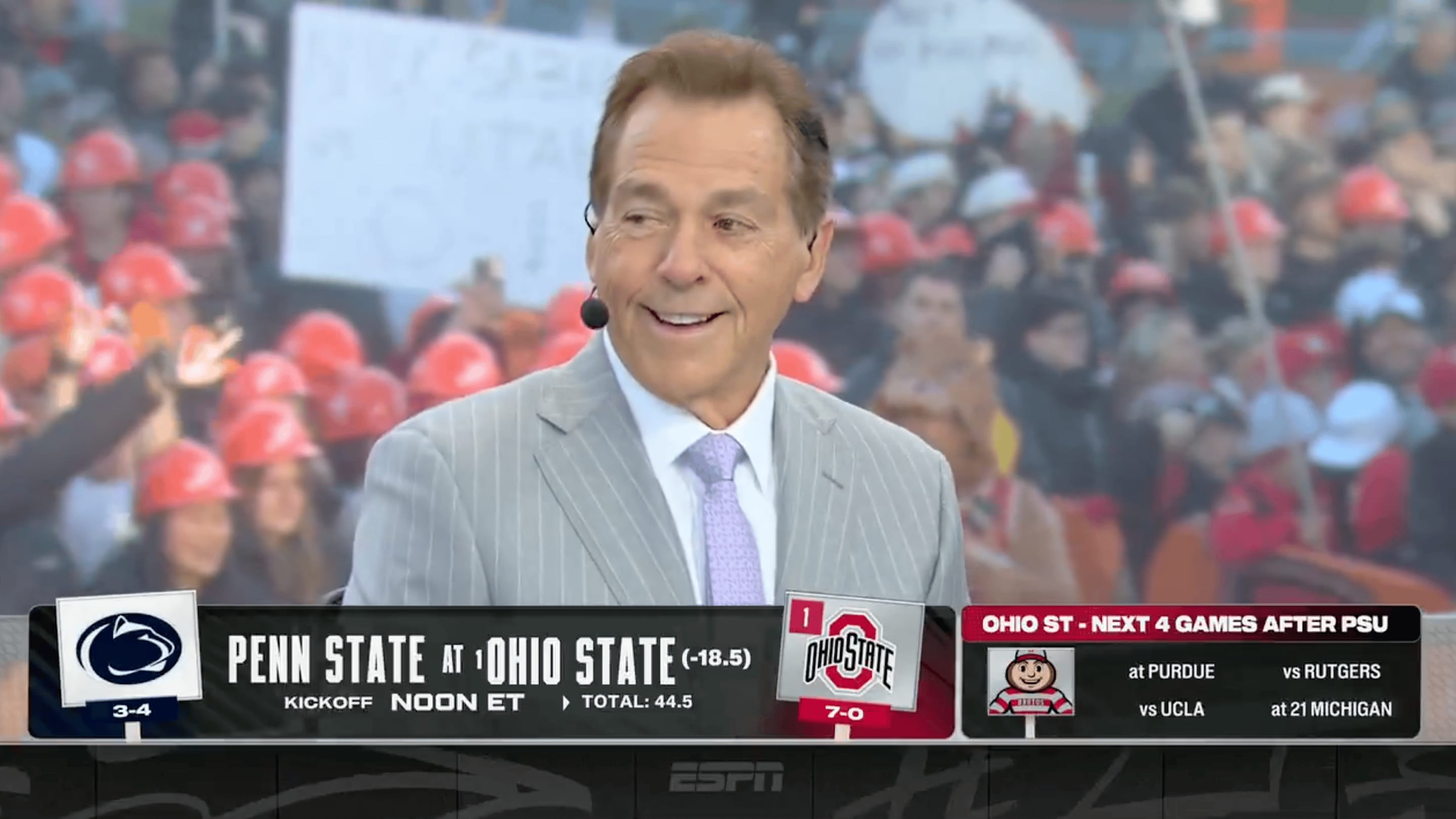 Nick Saban Had Hilariously Honest Admission About Julian Sayin on ‘College GameDay’
