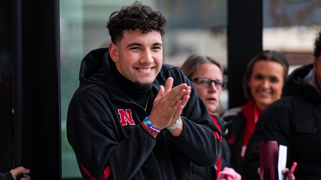 Nebraska Cornhuskers quarterback Dylan Raiola (15)