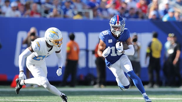 New York Giants wide receiver Darius Slayton Injury
