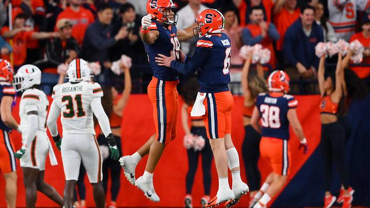 Jaylyn Jones, a 2027 4-star safety, is verbally pledged to Miami. Syracuse football head coach Fran Brown wants to flip him.