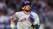 The Mets are leading the NL East despite a so-so season from Alvarez.
