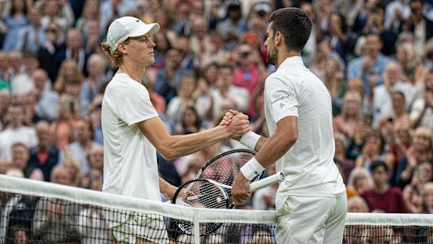 Novak Djokovic and Jannik Sinner