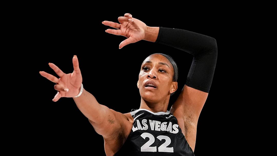 Las Vegas Aces center A'ja Wilson