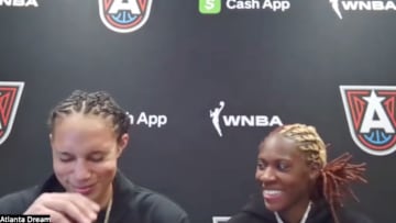 Atlanta Dream stars Griner and Howard speak to reporters postgame