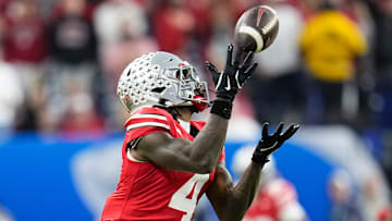 Ohio State's Jeremiah Smith, while not a finalist for the Heisman, is certainly on our list of the eight best players in this year's CFP. 