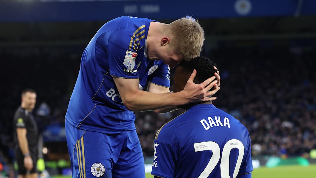 Patson Daka's first goal for over a year.