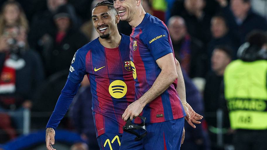 Raphinha, Robert Lewandowski