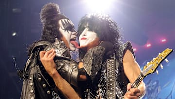 KISS - Gene Simmons (left) and Paul Stanley (right)