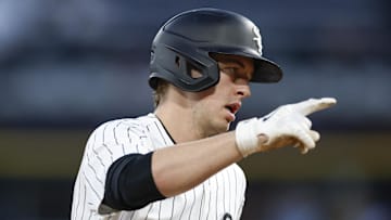 Chicago White Sox catcher Kyle Teel (8) rounds the bases after hitting a two-run home run against the Baltimore Orioles at Rate Field. 