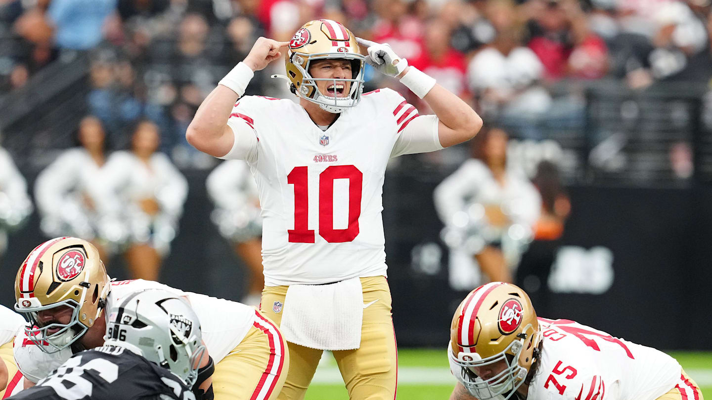 49ers QB Mac Jones Out With Knee Sprain For Preseason Finale