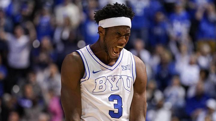 BYU Cougars forward AJ Dybantsa (3) 