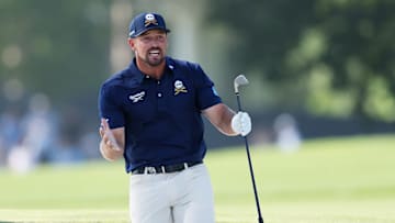 Bryson DeChambeau during the final round of the 2025 PGA Championship at Quail Hollow Club