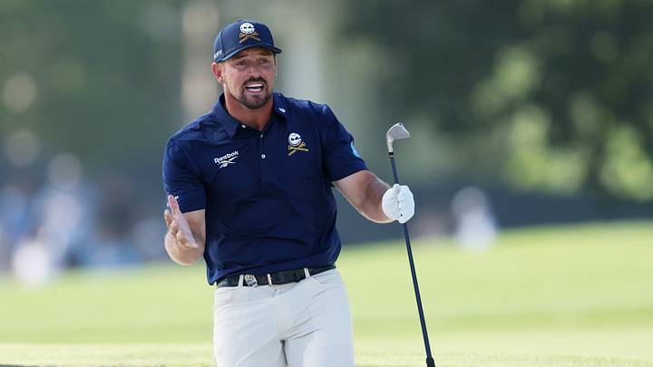 Bryson DeChambeau during the final round of the 2025 PGA Championship at Quail Hollow Club
