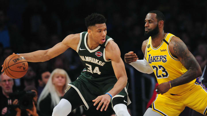 Milwaukee Bucks forward Giannis Antetokounmpo.