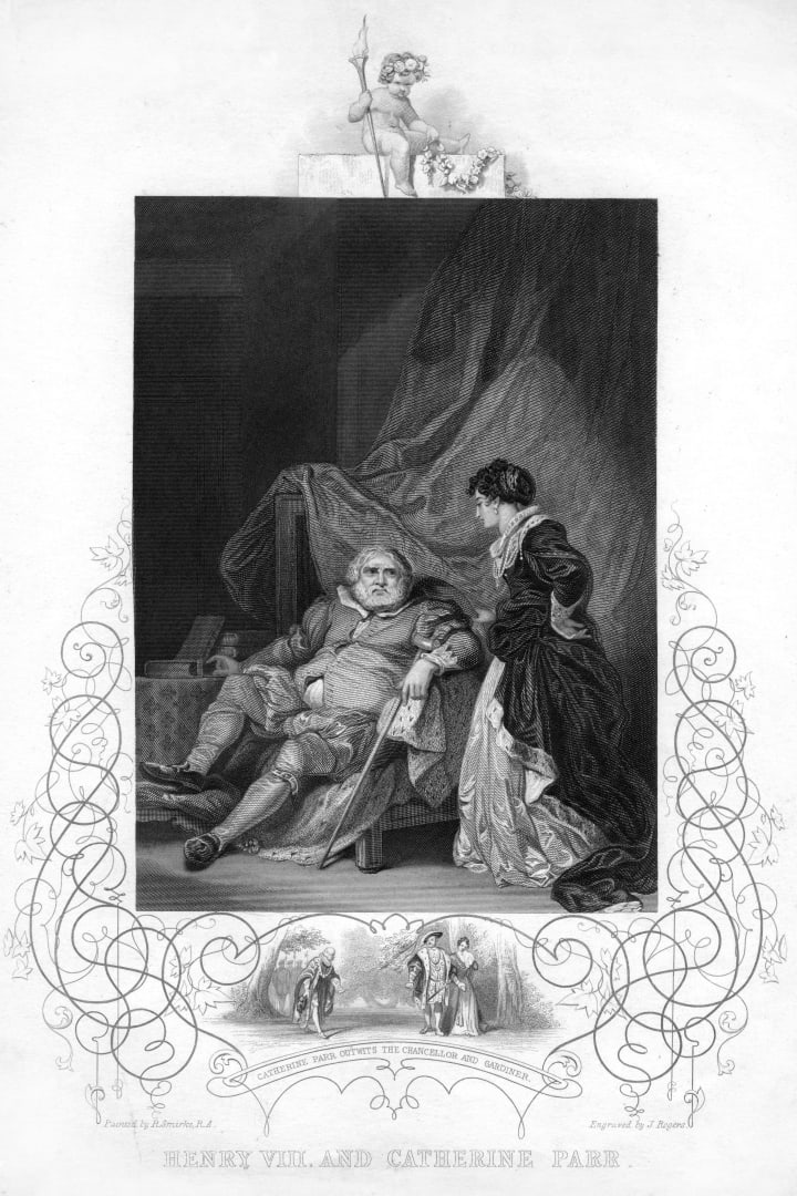 image of Henry VIII and Katherine Parr