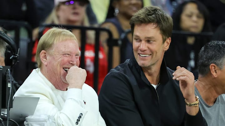 Tom Brady with Mark Davis.