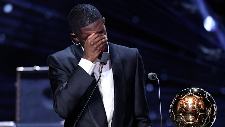 Dembelé fue el más votado al ganar el balón de oro