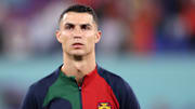 Cristiano Ronaldo s'est montré très ému lors de l'hymne de son équipe.