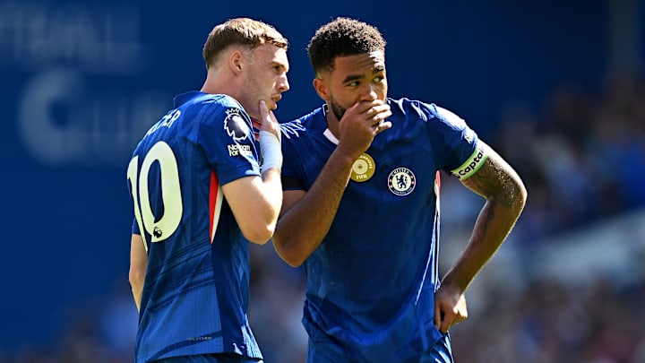Cole Palmer (left) and Reece James (right) have had their minutes managed this season.