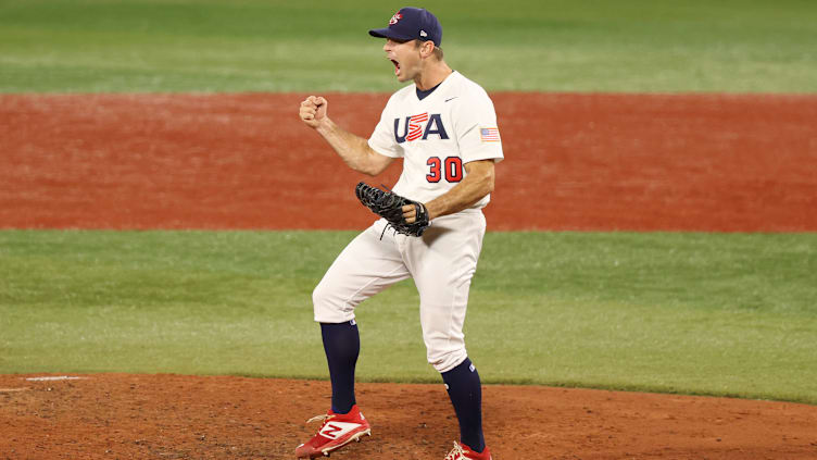 Republic of Korea v United States - Baseball - Olympics: Day 8